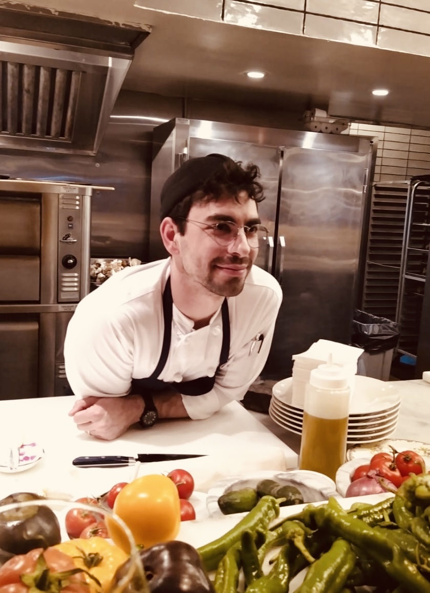 Adam Frumkin in the kitchen
